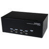 Startech.Com 4 Port Triple Monitor DVI USB KVM Switch with Audio SV431TDVIUA